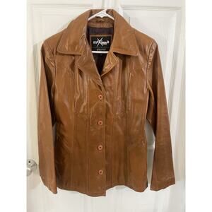 Vintage Maxima By Wilson’s Women’s Leather Brown Jacket- Size Medium
